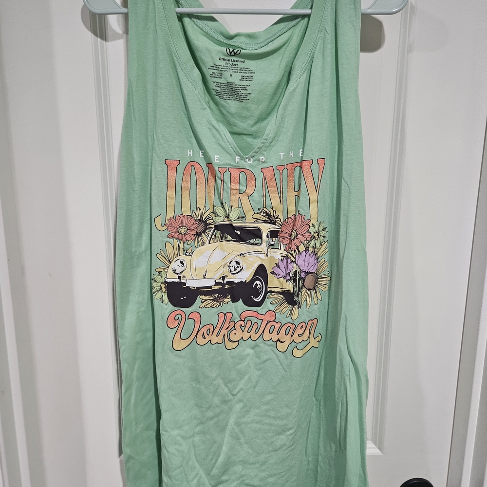 Torrid Mint Green Volkswagen Graphic Tank Top